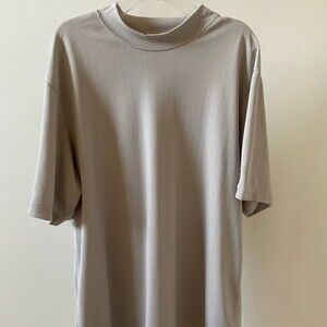 Men’s PGA Tour golf shirt beige size large, lightly used